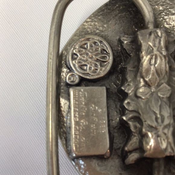 Belt buckle Siskiyou vintage The Eagle and the Hawk John Denver lyrics 1988 - Picture 6 of 9